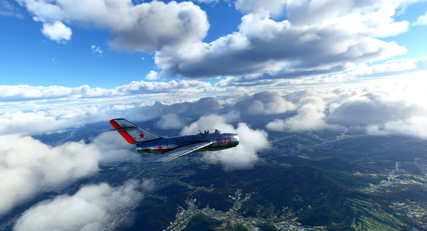 MIG-15 Russian Air Force #8173 - for Microsoft Flight Simulator