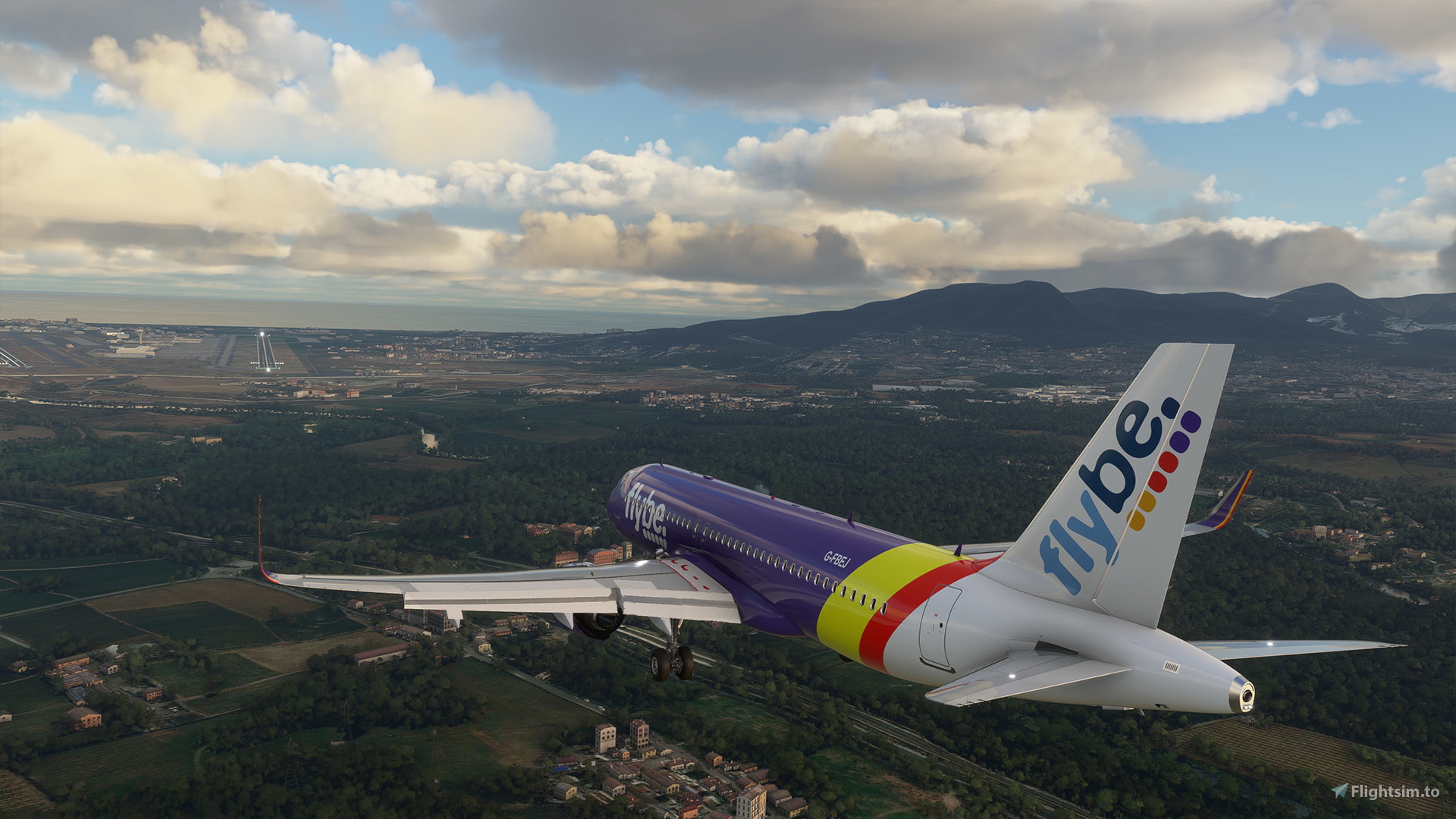 Airbus A320neo Flybe (Purple Livery) - 8K のために Microsoft Flight ...