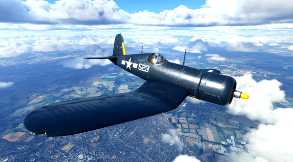 Goodyear FG-1D Corsair N700G - for Microsoft Flight Simulator