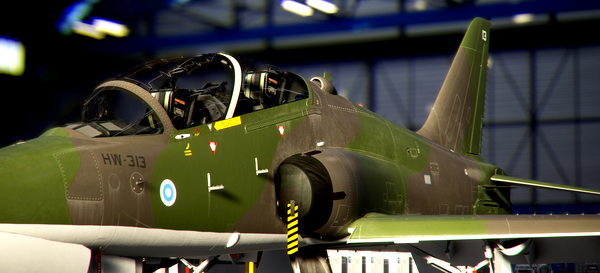 IndiaFoxtEcho T-45C Finnish Air Force Hawk Mk.51 camouflage - for Microsoft Flight Simulator