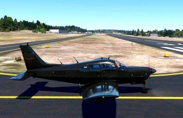 Un-Official Transportes Coyote JF PA-28R Arrow III - for Microsoft Flight Simulator