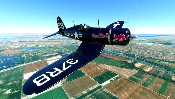 Milviz F4U Corsair - Red Bull OE-EAS livery - for Microsoft Flight Simulator