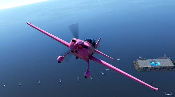 Pink Menace Extra 330 - for Microsoft Flight Simulator