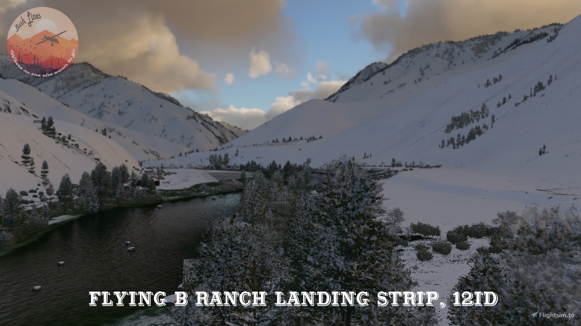 Flying B Ranch Landing Strip 12ID, Idaho, USA For Microsoft Flight ...