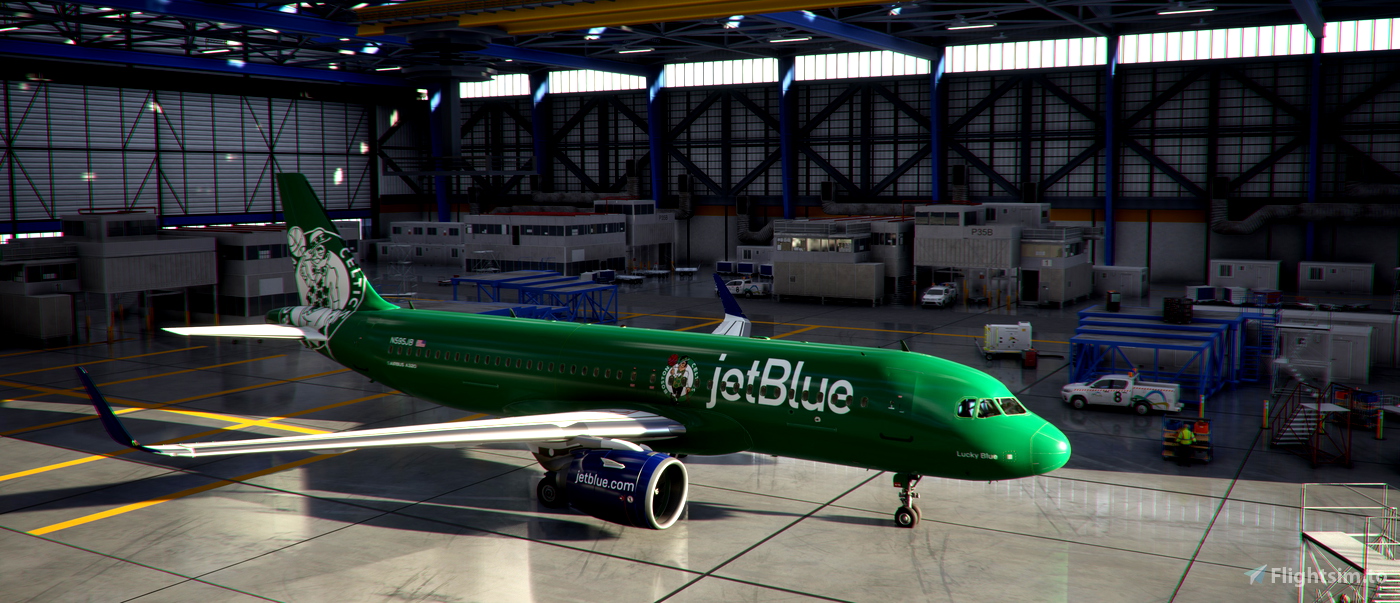 [A32NX] JetBlue "Boston Celtics" Livery » Microsoft Flight Simulator