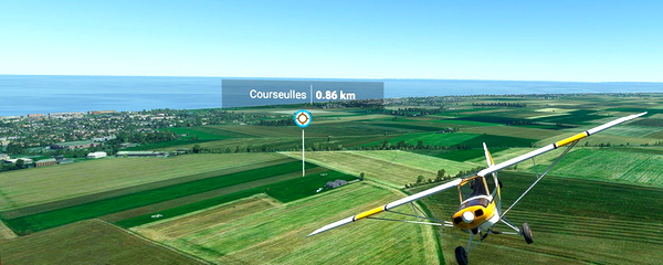 Terrain ULM Courseulles Sur Mer LF1451 - for Microsoft Flight Simulator
