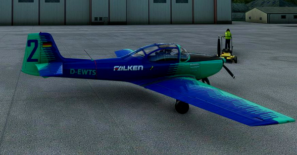 Piaggio-Team-Falken Flight Display Team - for Microsoft Flight Simulator