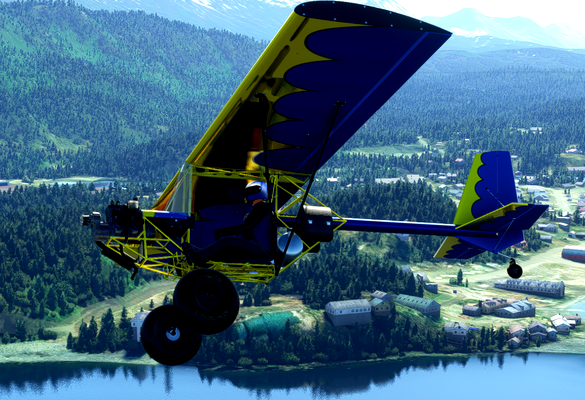 AIRPAC1_VGP_POWERSTOL_BLUEYELLOW - for Microsoft Flight Simulator