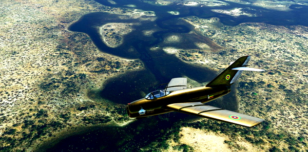 MiG-15 Z-168 Matopos brown - for Microsoft Flight Simulator