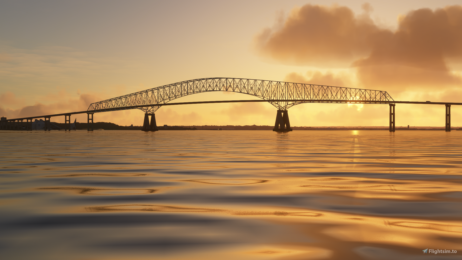 Francis Scott Key Bridge Baltimore For Microsoft Flight Simulator MSFS   HIVs Z3u 