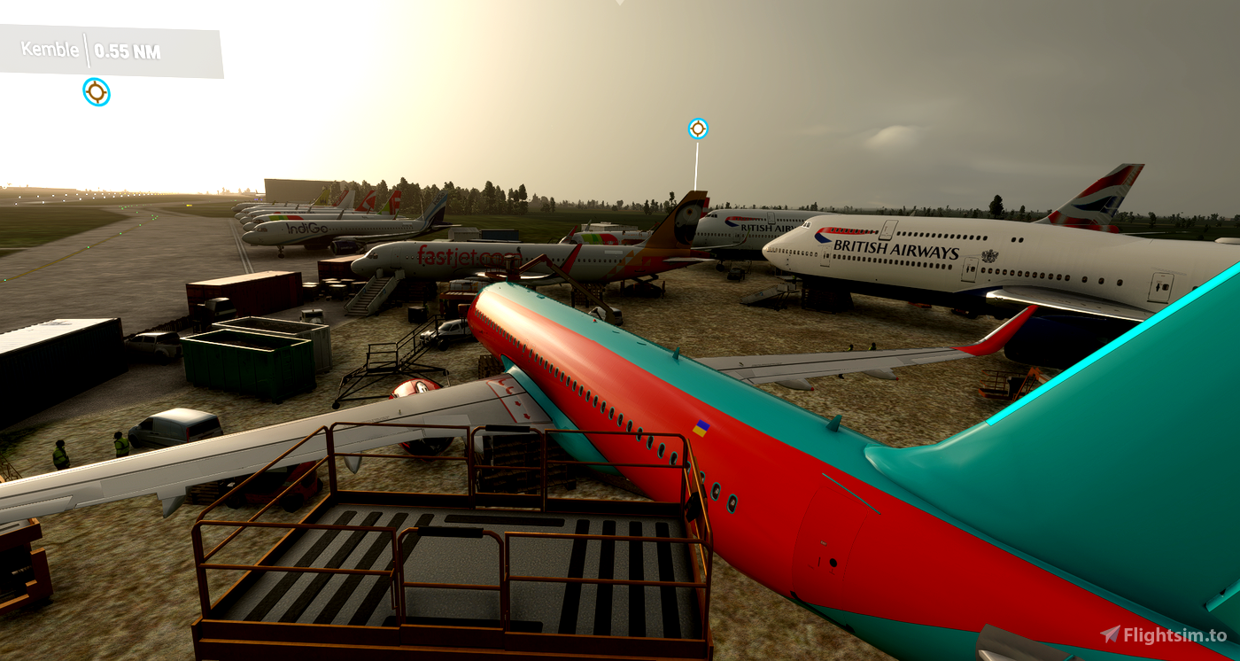 Kemble Cotswold Airport Airplane Scrapyard New and Improved! for