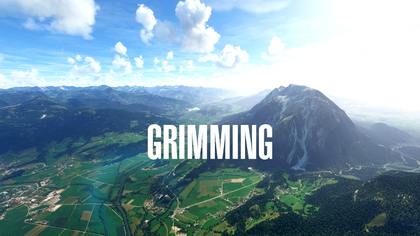 Better Aerial for Grimming near LOGO Niederöblarn, Styria, Austria - for Microsoft Flight Simulator