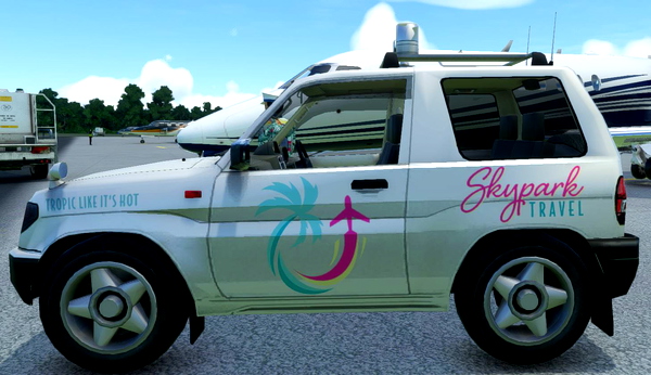 Mitsubishi Pajero - SkyPark Travel - for Microsoft Flight Simulator