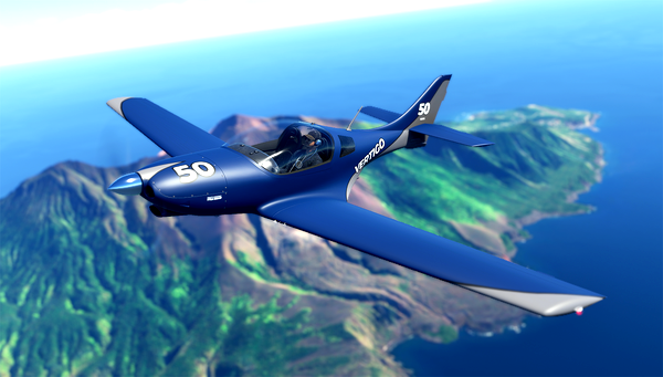 Matte Blue and Grey Livery for Vertigo - for Microsoft Flight Simulator