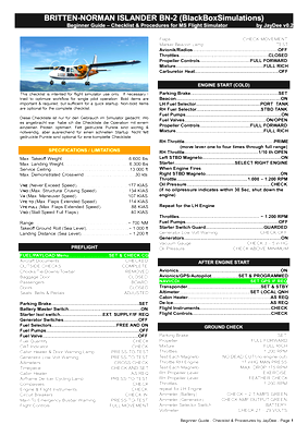 A310 - Checklist & Procedures for Microsoft Flight Simulator | MSFS