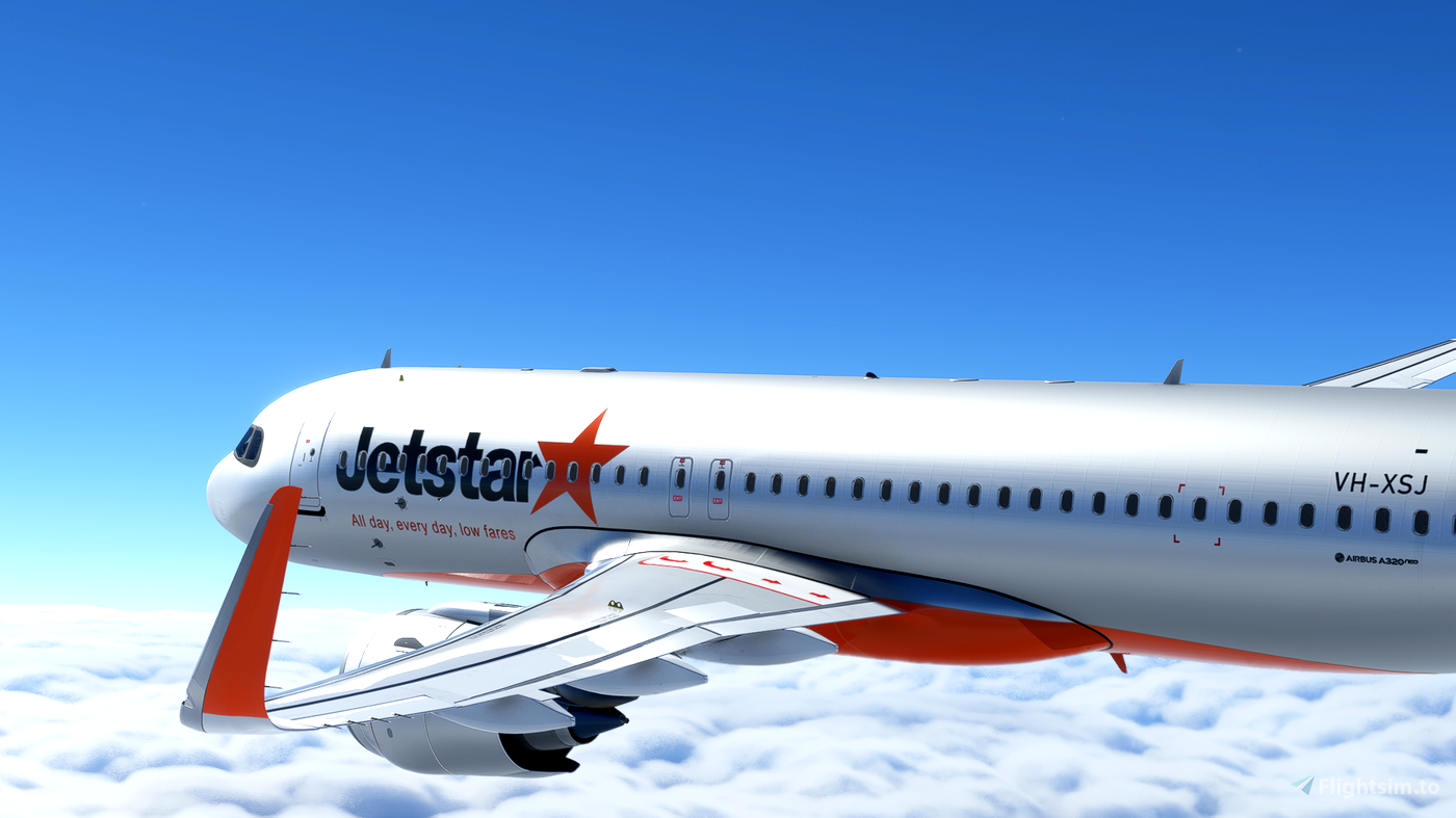 A32nx 13bandit A320neo Jetstar Airways 8k Vh Xsj For Microsoft Flight Simulator Msfs 