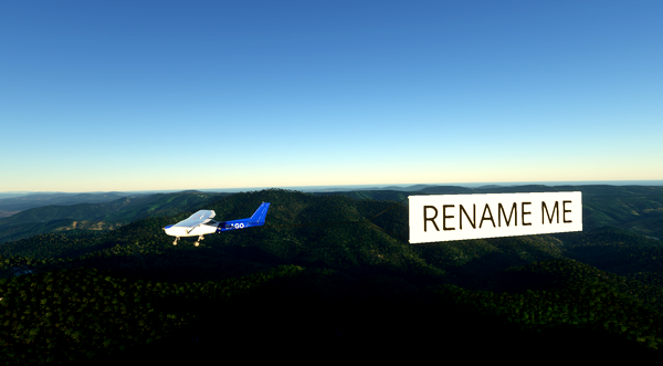 Cessna 152 Banner Tow : banner template - for Microsoft Flight Simulator