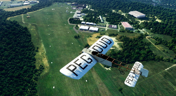 Blériot XI F-AZPG Pégoud - for Microsoft Flight Simulator
