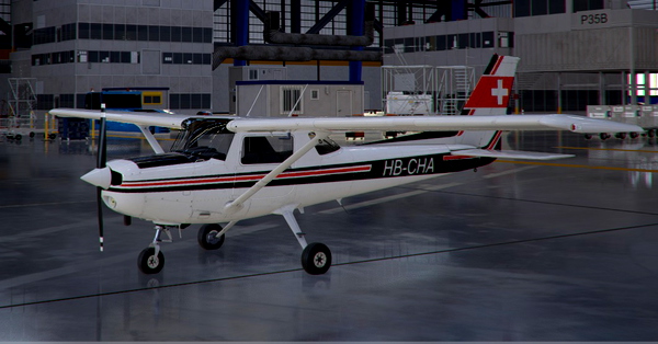 Cessna 152 HB-CHA - for Microsoft Flight Simulator