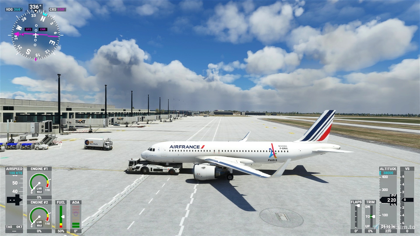 Air France "The 2024 Olympics livery" A320neo 8k for Microsoft Flight