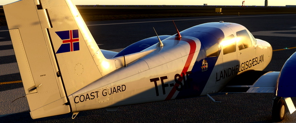 PA44 Seminole - Icelandic Coast Guard TF-SIF - Iceland - fictional - for Microsoft Flight Simulator