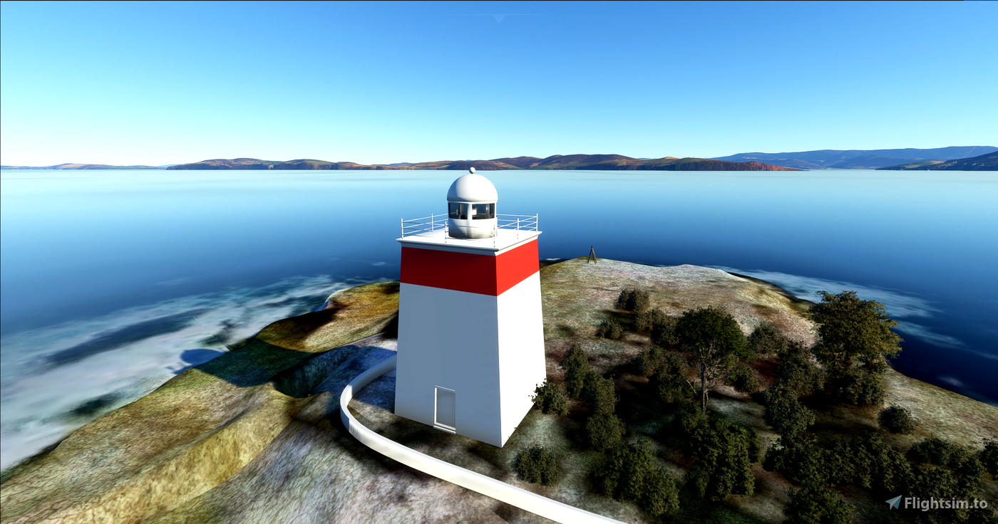Iron Pot Lighthouse, Tasmania para Microsoft Flight Simulator MSFS