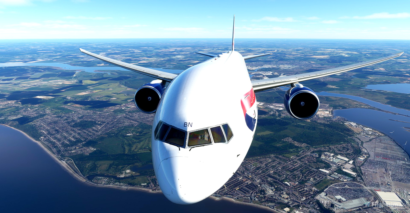 Threads - Air France Olympic Games 2024 / Jeux Olympiques 2024 CaptainSim  777-300ER for Microsoft Flight Simulator