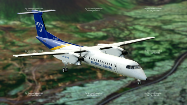 Flugfélag Íslands | Dash8 Q400 - for Microsoft Flight Simulator