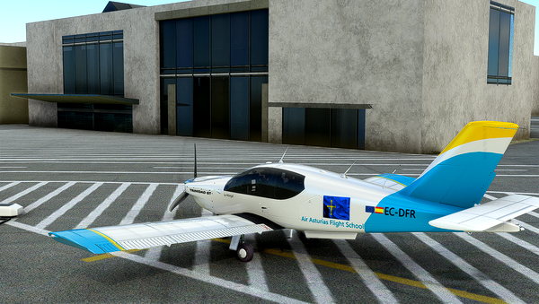 Socata Trinidad TB-21 Air Asturias Flight School (V2) - for Microsoft Flight Simulator