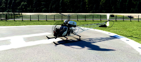 Bell47G Sheriff N7959J - for Microsoft Flight Simulator