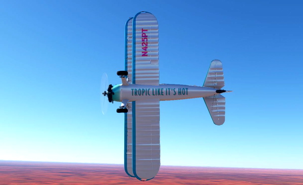 DC Designs Boeing PT-17 Stearman - SkyPark Travel - for Microsoft Flight Simulator