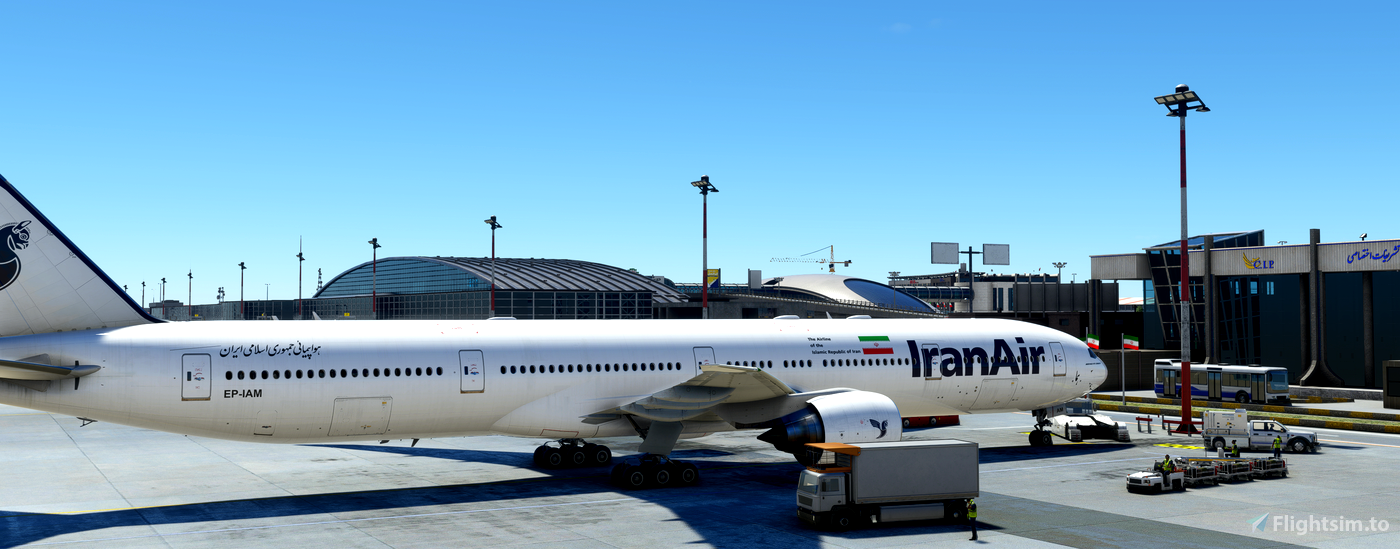 Iran Air B777-300ER - Modern Livery - 4k - Captain Sim Model for ...