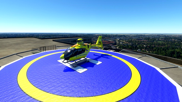 Swedish helipads - for Microsoft Flight Simulator