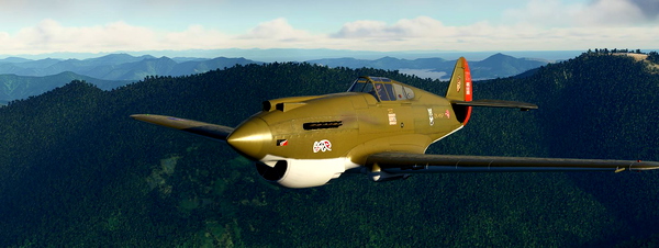 P-40B Tomahawk BigRadials ZK-KNP Kenepuru - for Microsoft Flight Simulator