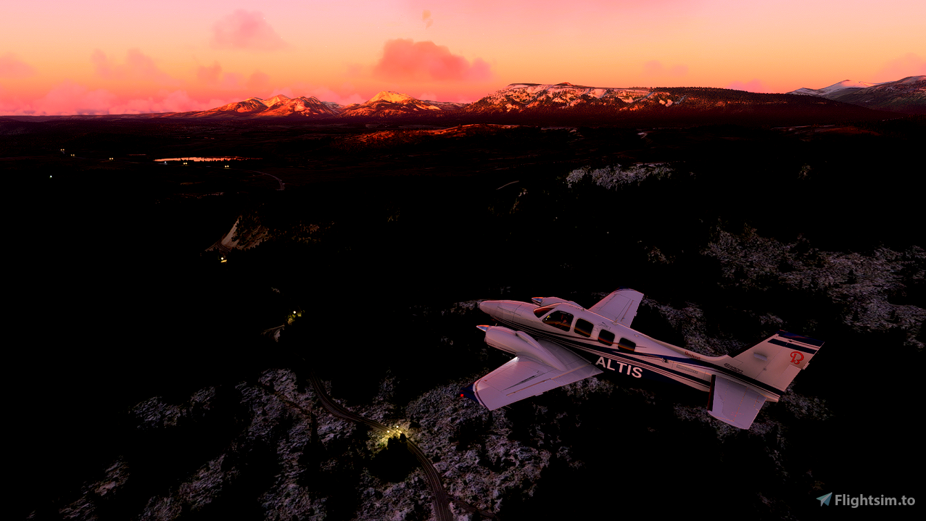 Yellowstone National Park Flight Plan for Microsoft Flight Simulator MSFS