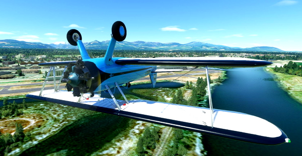 DC Designs Boeing Stearman - The SkyLounge.TV livery - for Microsoft Flight Simulator