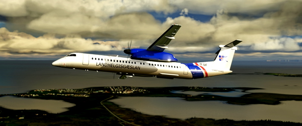 Dash 8 Q400 - Icelandic Coast Guard TF-SIF - for Microsoft Flight Simulator