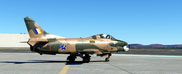 SAAF 4 Squadron colors using the Fiat G-91 (Fiction) - for Microsoft Flight Simulator