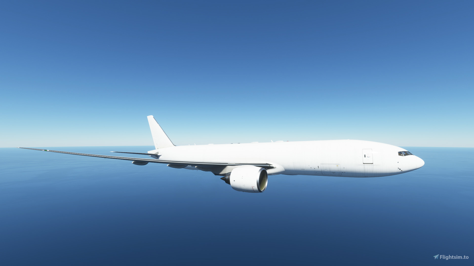 Captain Sim B777F White Livery For Microsoft Flight Simulator | MSFS