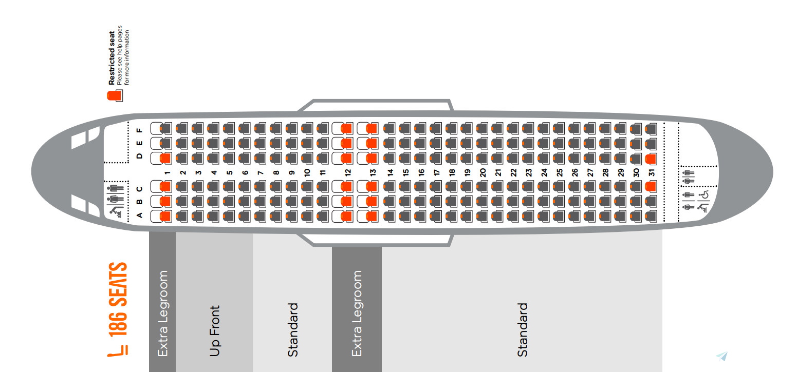 EasyJet A320 CabinLayout For SLC For Microsoft Flight Simulator MSFS   Easyjet A320 Cabinlayout For Slc 3otYW 