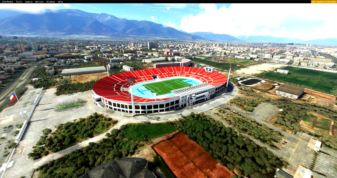 Estadio nacional julio martinez pradanos hi-res stock photography