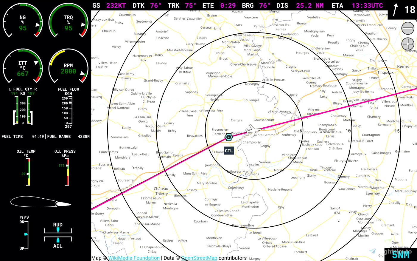 Flight Display Companion (G3000 style display for android) for Microsoft  Flight Simulator