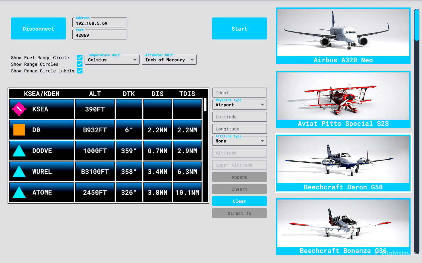 Flight Display Companion (G3000 style display for android) for Microsoft  Flight Simulator