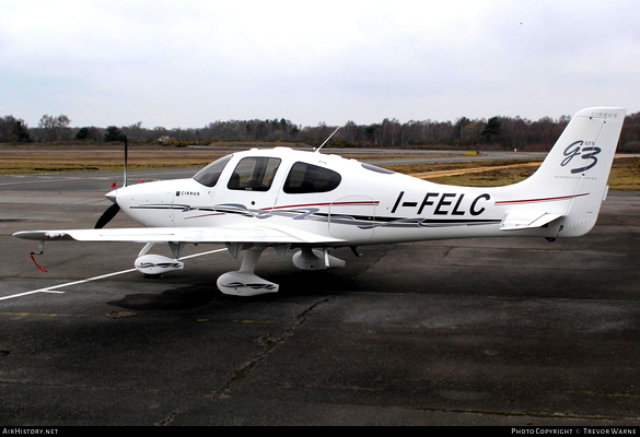 2008 Sirrus SR22-GTS G3 with Italian registration I-FELC. V1.5 - for Microsoft Flight Simulator
