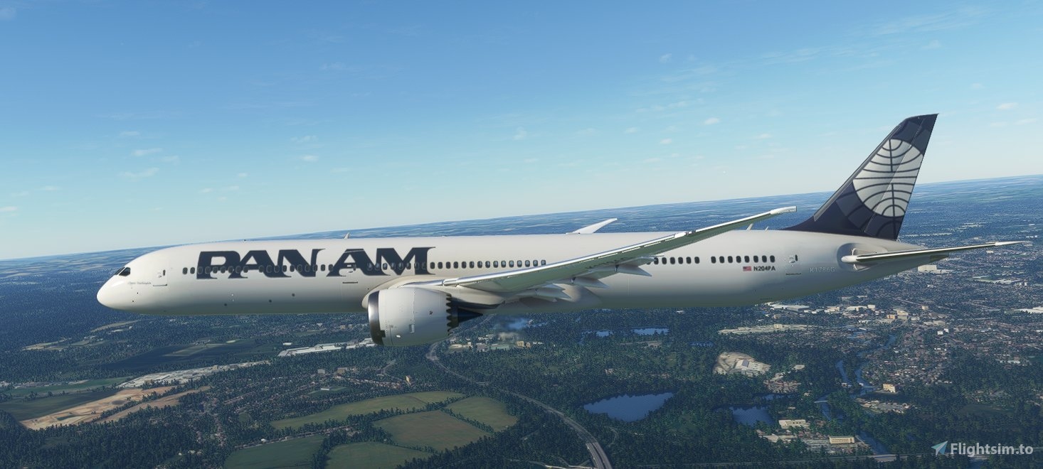 787-10 Pan Am [8K Fictional] 对于Microsoft Flight Simulator | MSFS