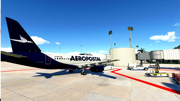 Aeropostal Fictional Sukhoi Superjet 100 (SU5) Only Texture - for Microsoft Flight Simulator