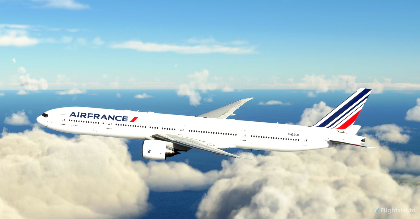 Threads - Air France Olympic Games 2024 / Jeux Olympiques 2024 CaptainSim  777-300ER for Microsoft Flight Simulator