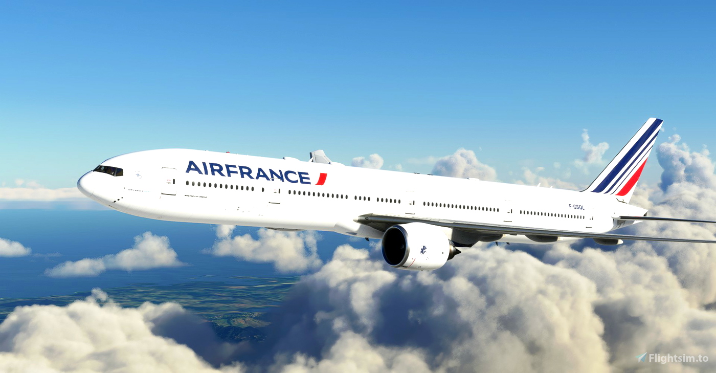 Threads - Air France Olympic Games 2024 / Jeux Olympiques 2024 CaptainSim  777-300ER for Microsoft Flight Simulator