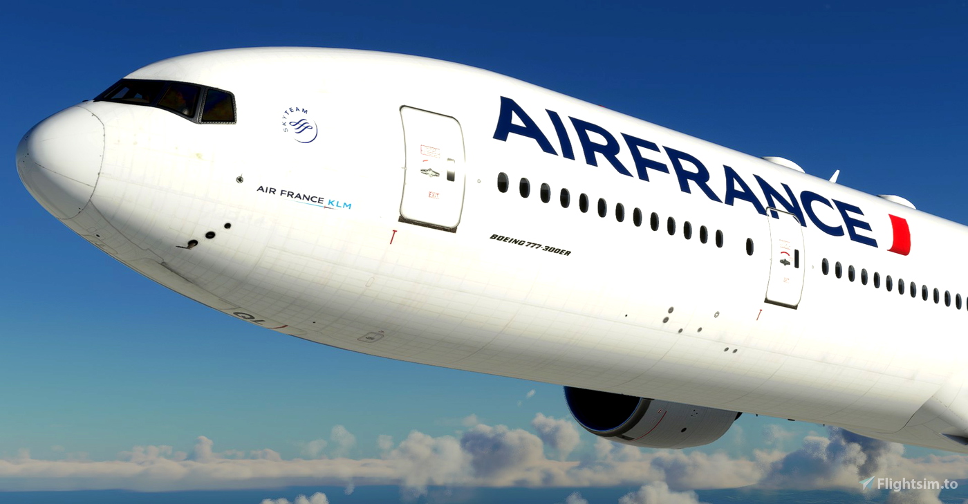 Threads - Air France Olympic Games 2024 / Jeux Olympiques 2024 CaptainSim  777-300ER for Microsoft Flight Simulator