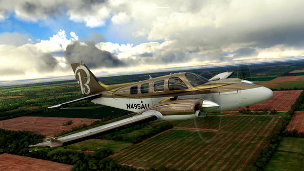 Beechcraft Baron G58 50th Anniversary Addition - for Microsoft Flight Simulator